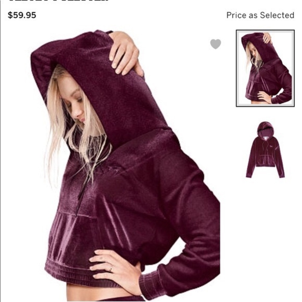 Victoria secret pink crop sweater